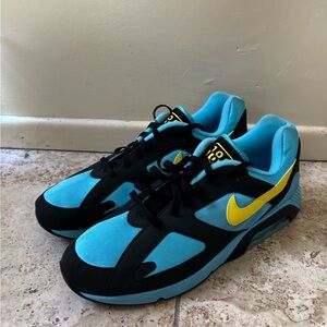 Nike Air Max 180 Baltic Blue Lightning Sneakers HQ4043-400 - Men's Size 15